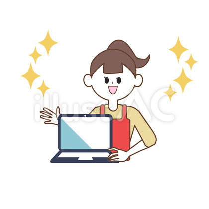 パソコンと女性
