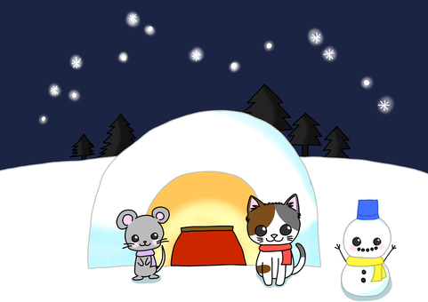 みんなでかまくら