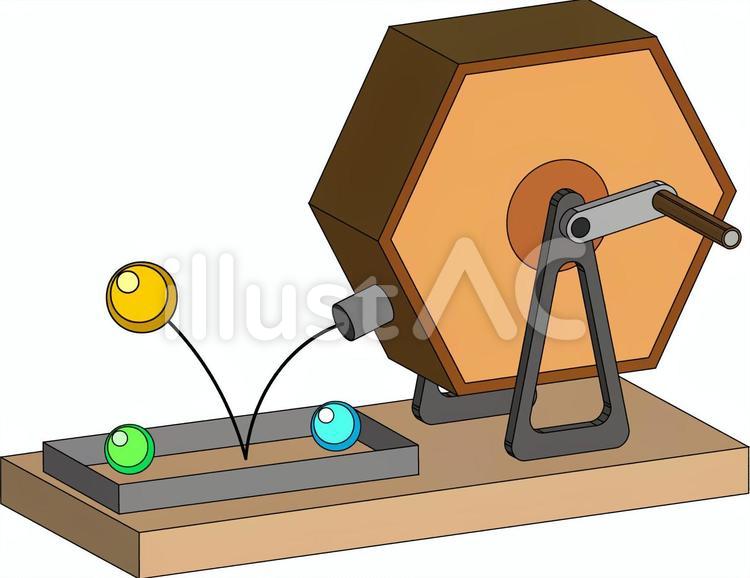 ガラポン ガラポン,当たり,抽選のイラスト素材