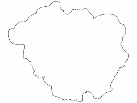 白地図／池田湖