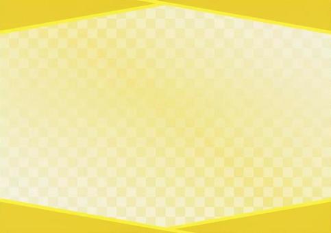 和の背景 年賀状,ハガキ,フレーム,和風,シンプル,屏風,黄色,背景,ポストカード,素材のイラスト素材