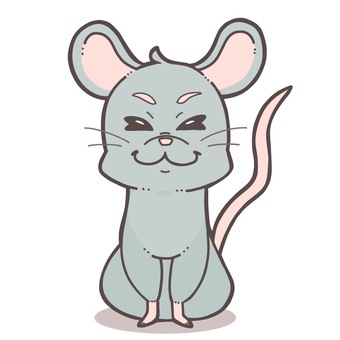 Illustration, a mouse, nico nico, animal, JPG and PNG