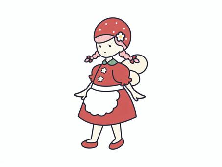 strawberry fairy, strawberry, fairy, spring, JPG, PNG and AI