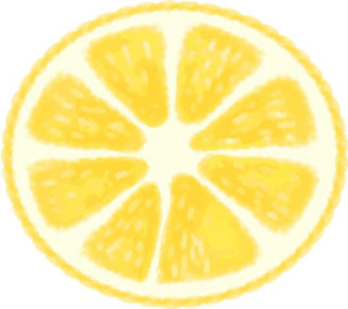 Lemon slices, lemon, yellow, tangerine, JPG, PNG and AI