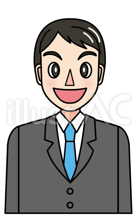 スーツ男性2 人物,ビジネス,スーツのイラスト素材