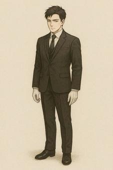 クールな執事 ― 静寂の中の忠誠