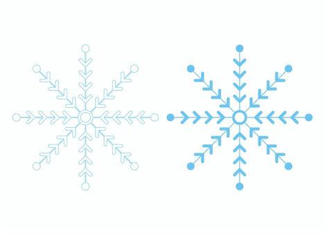 Snowflake 3, JPG, PNG and AI Snowflake 3, crystal of snow, snow, crystal, JPG, PNG and AI