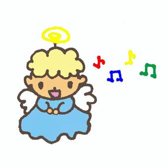 Illustration, chanson de noël, hymne, chanson, 