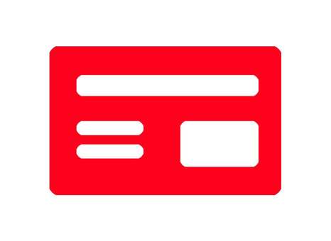 シンプルなカード カード,カード払い,キャッシュレス,ポイントカード,会計,支払い,買い物,提示,ショッピング,マークのイラスト素材