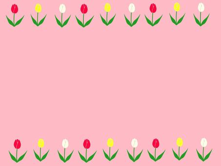 tulip pattern frame, , JPG