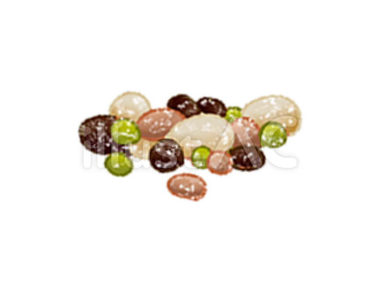 甘納豆 甘納豆,和菓子,お菓子のイラスト素材