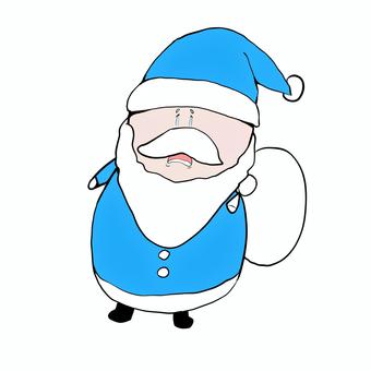 泣き顔のサンタさん 泣き顔のサンタさん サンタ,クリスマス,おじいさん,泣き顔,シンプルのイラスト素材