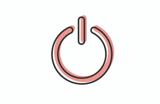電源　アイコン 電源,パソコン,アイコン,pc,電化製品,家電,起動,スマホ,機器,入れるのイラスト素材