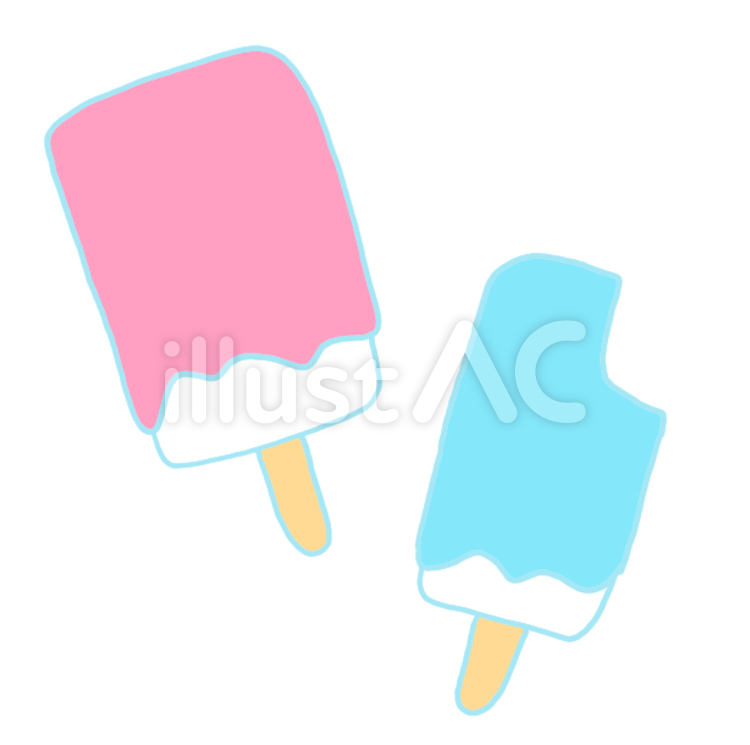 アイス アイス,氷,夏のイラスト素材