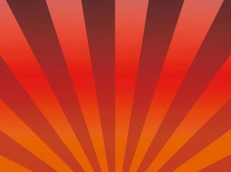 放射状　グラデーション グラデーション,日の出,夕日,背景,集中線,扇状,赤,黄色,オレンジ,太陽のイラスト素材