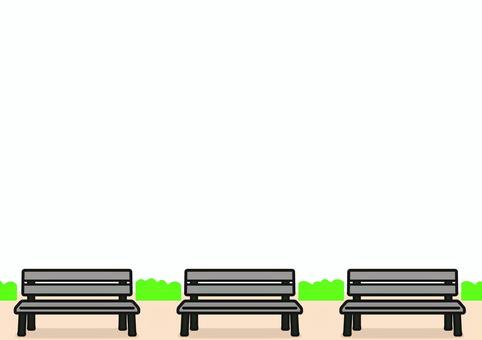 壁紙の公園のグレーのベンチです。 壁紙,ベンチ,シンプル,公園,屋外,座る,休憩,リラックス,散歩,グレーのイラスト素材