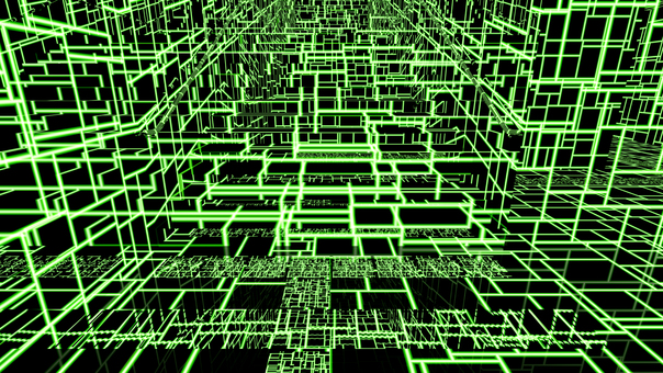 仮想地下通路の暗号化された道 sf,科学,未来,ファンタジー,回路,人工,データ,背景,幾何学,セキュリティのイラスト素材