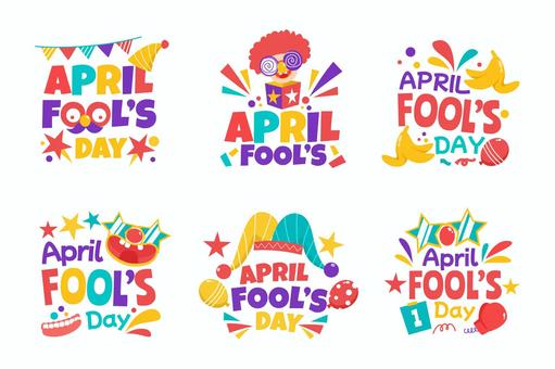Illustration, april fool, april 1, logo, 