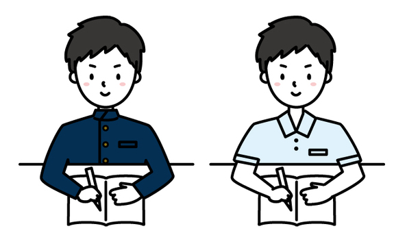 공부하는 남학생, JPG, PNG 및 AI 공부하는 남학생, 공부, 사람, 학원, JPG, PNG 및 AI