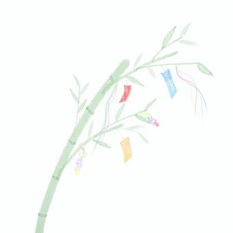 七夕飾り 七夕飾り 七夕,笹,季節のイラスト素材