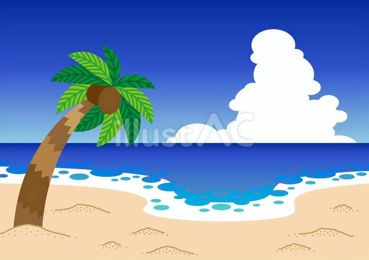 南国の海（とんでったバナナ01） とんでったバナナ,童謡,歌のイラスト素材