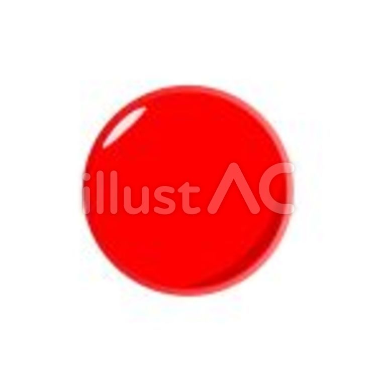 赤い丸の光沢のあるアイコン 赤,丸,アイコンのイラスト素材