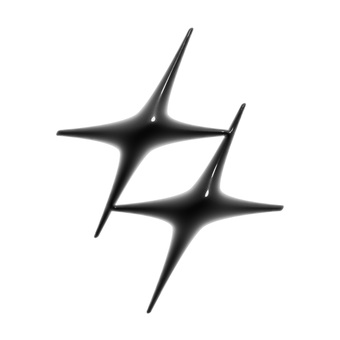 ぷっくりした黒い輝きの3Dアイコン1 キラキラ,アイコン,輝き,3d,立体,マーク,ダイヤ,可愛い,フェミニン,キュートのイラスト素材