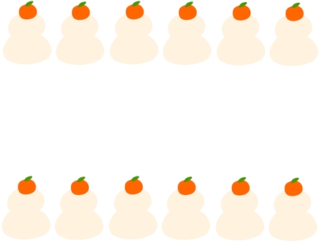 鏡餅のフレーム