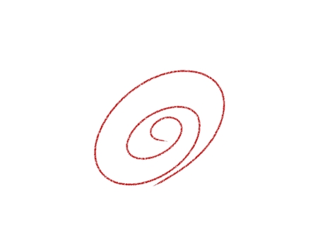 まる① まる,答え合わせ,丸付け,ぐるぐる,色鉛筆,赤,可愛い,手描き,おしゃれ,シンプルのイラスト素材