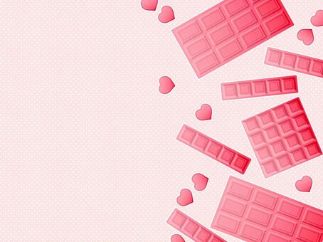 Illustration, chocolate, ruby chocolate, pink, 