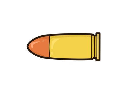 弾丸 弾丸,薬莢,弾,銃,銃弾,ピストル,ライフル,鉄砲,火薬,武器のイラスト素材