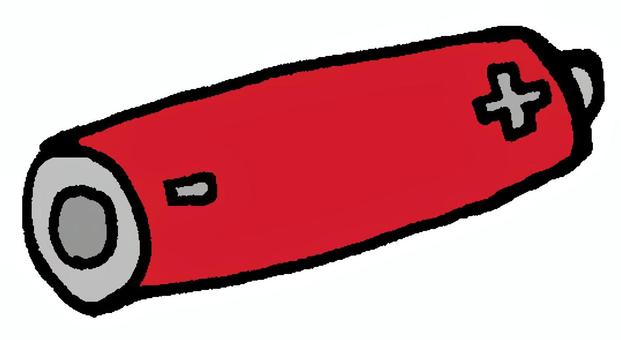 乾電池（赤） 乾電池,電池,単三電池,単四電池,アルカリ乾電池,マンガン乾電池,日用品,電力,ストック,防災のイラスト素材