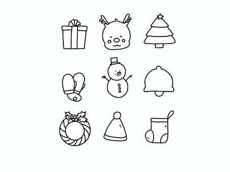 插图, 圣诞节, 驯鹿, 礼物, 