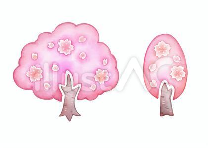 桜の木 イラスト