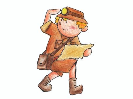 冒険家イラスト 無料イラストなら イラストac