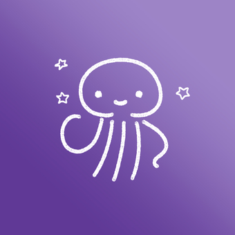 宇宙人 宇宙人,アイコン,正方形,火星人,ゆるい,かわいい,星,紫のイラスト素材
