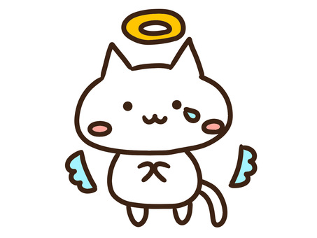 ねこてんし 猫 天使イラスト｜無料イラスト・フリー素材なら「イラストAC」