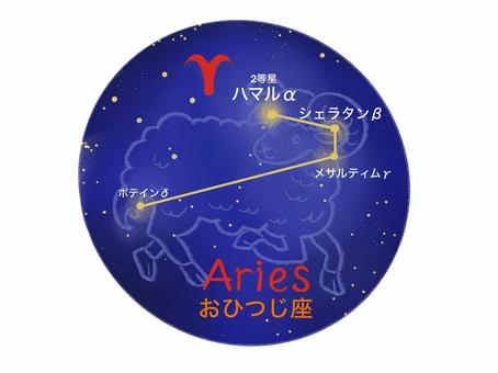おひつじ座 ARIES 星座線 星座絵 おひつじ座 ARIES 星座線 星座絵 おひつじ座,aries,12星座,星座線,星座絵,冬の星座,星,恒星,星空,星座マークのイラスト素材
