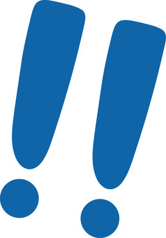 びっくりマーク びっくりマーク,ビックリマーク,びっくり,感嘆符,注意,アイコン,マーク,注意マーク,エクスクラメーションマーク,!のイラスト素材