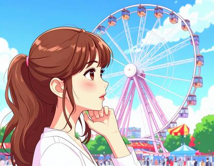 遊園地に来ました