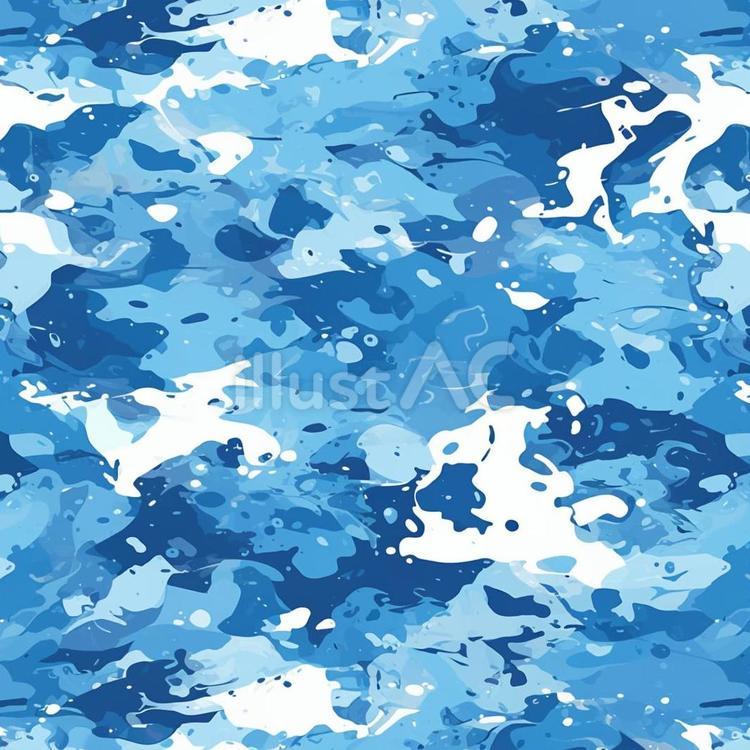 青迷彩背景β5 水彩,青,迷彩のイラスト素材