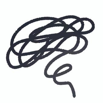 漫符　不満 漫符,不平,不満,文句,いらだち,イライラ,もじゃもじゃ,もやもやのイラスト素材