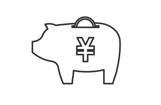 白い豚の貯金箱アイコン 白い豚の貯金箱アイコン 豚,コイン,白,アイコン,貯金,貯金箱,家計簿,お金,貯める,節約のイラスト素材