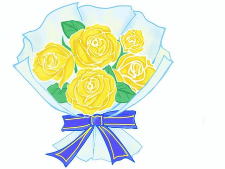 薔薇の花束 薔薇の花束 花束,薔薇,父の日のイラスト素材