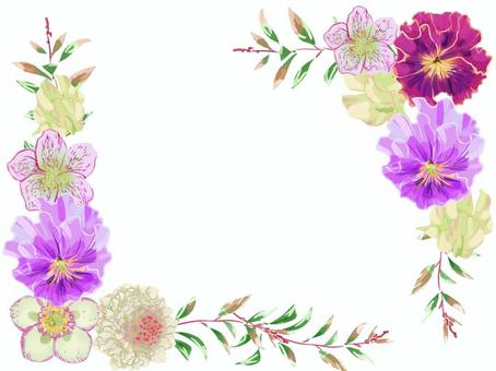 Pansy Frill Frame CS2, JPG, PNG and AI Pansy Frill Frame CS2, , JPG, PNG and AI