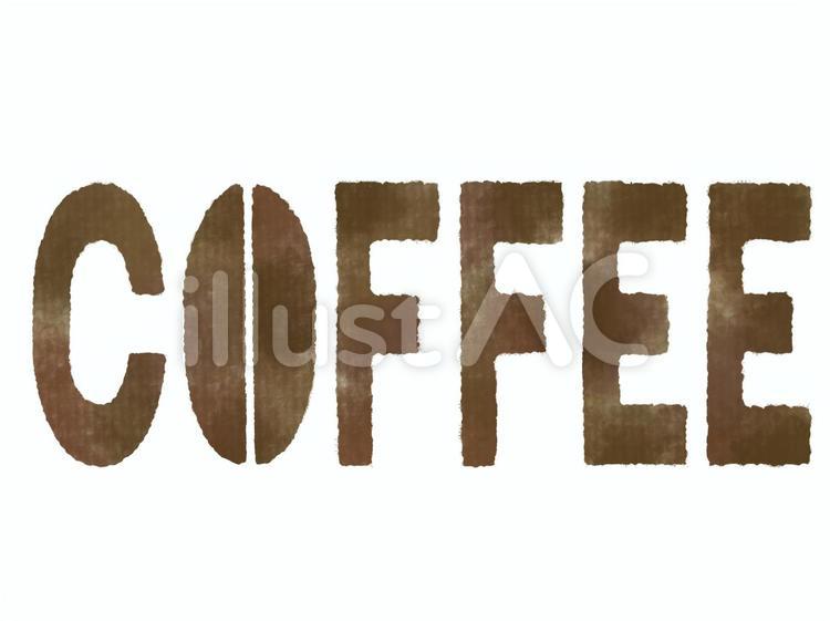 コーヒーのロゴ コーヒー,文字,ロゴのイラスト素材