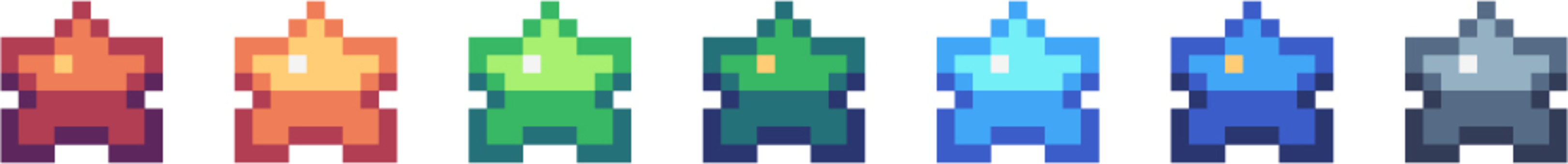 星のドット絵セット2 星,光,天体,宇宙,ドット絵,かわいい,小さい,セット,アイコン,ベクターのイラスト素材