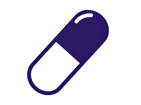 薬アイコン（カプセルマーク） 薬,カプセル,アイコン,マーク,サプリメント,シルエット,医薬品,デザイン,飲む,服用のイラスト素材