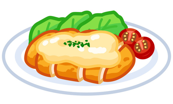 Illustration, chicken namba, chicken, tartar sauce, 
