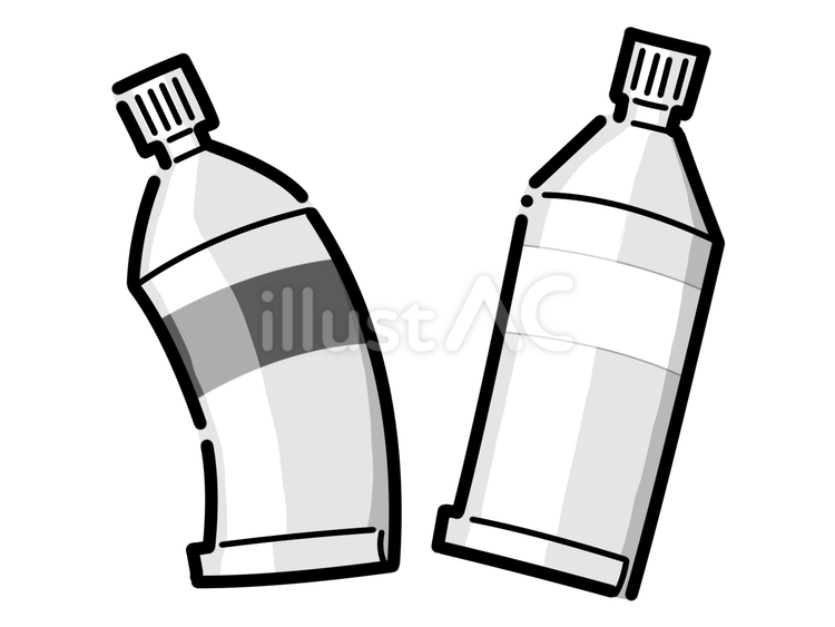 白黒の絵の具 チューブ,絵の具,白のイラスト素材